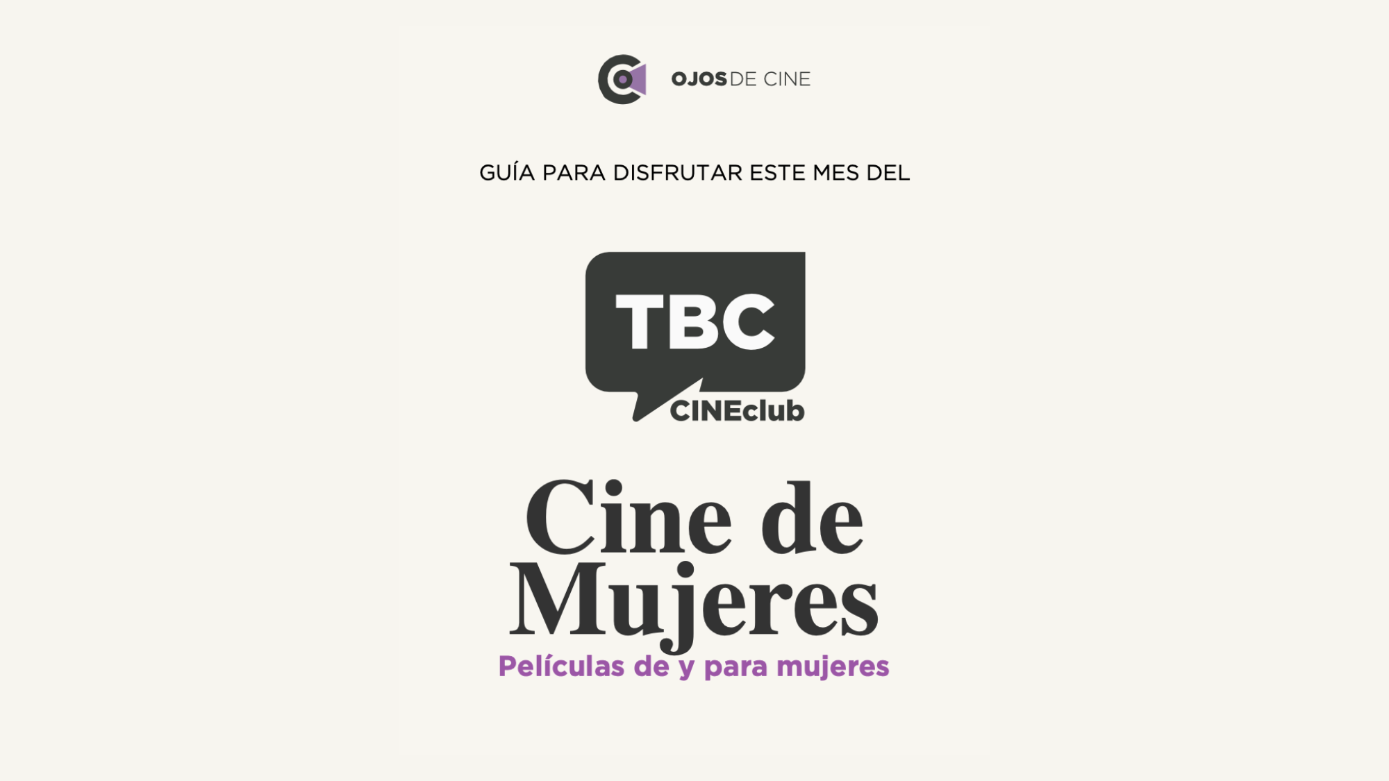 Marzo: Cine de mujeres